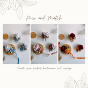 Mix and Match Boutonniere and Corsage